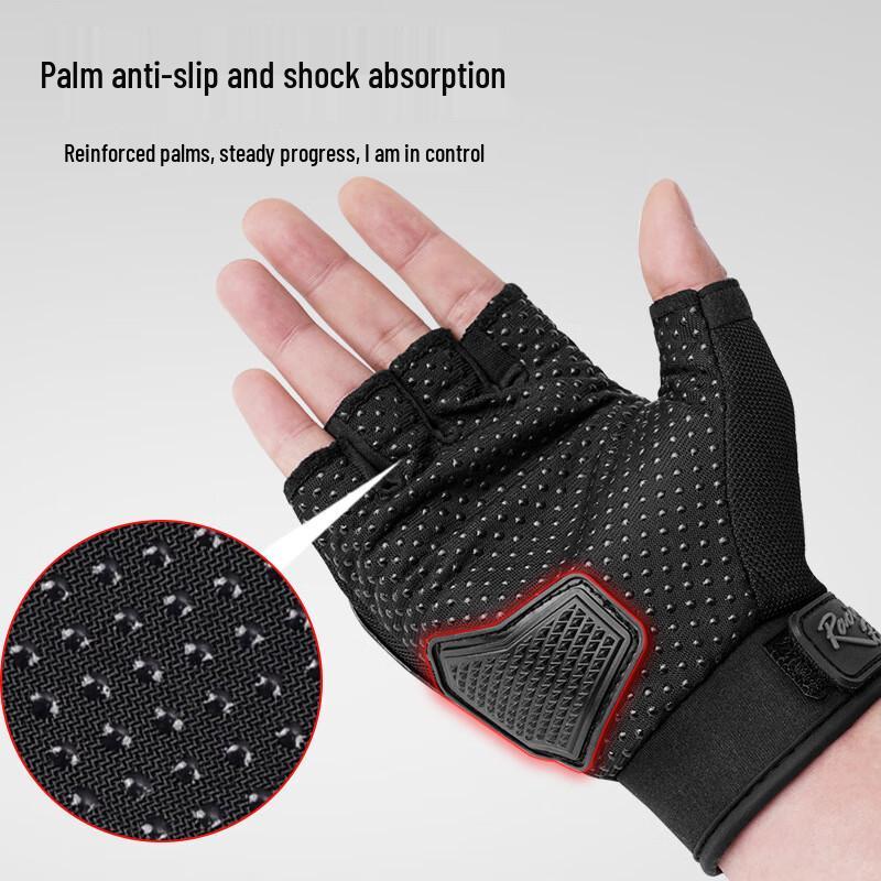 Longchan Women's Breathable Half-Finger Motorcycle Gloves
