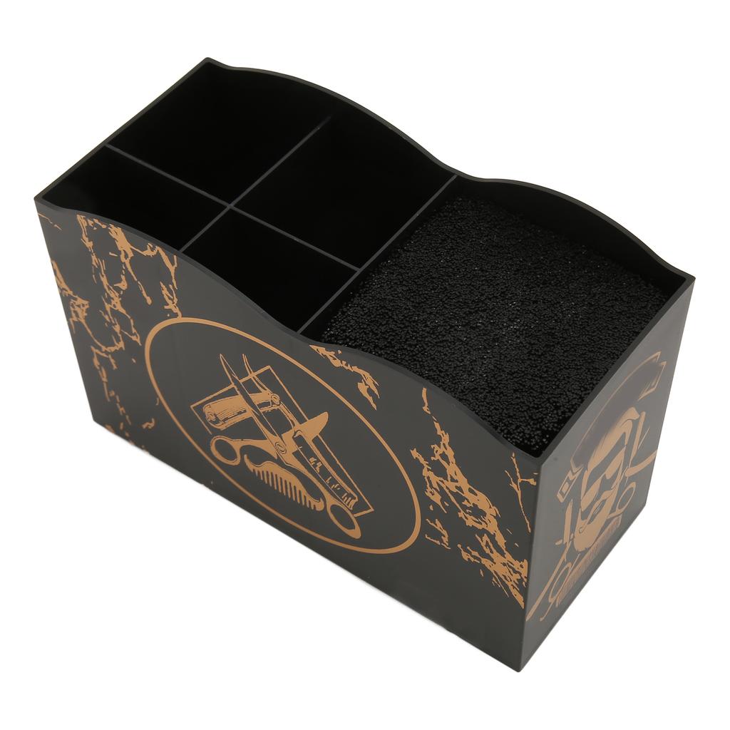 Barber Scissors Storage Holder Vintage Style Hairdressing Tool Storage Box Salon Shears Rack for Barber Shop