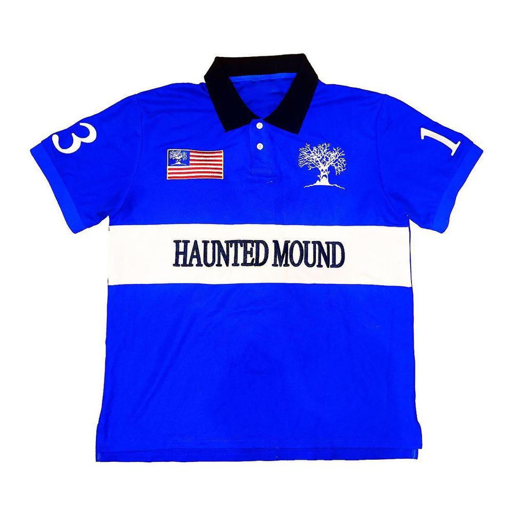 Y2K 3D Embroidered Unisex Polo Collar Casual Sports Top