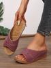 Fashion Shoes for Women Summer Fashion Platform Wedges Comfortable Plus Size 36-43 Wedges Non-slip Sandalias De Mujer Women Sandals