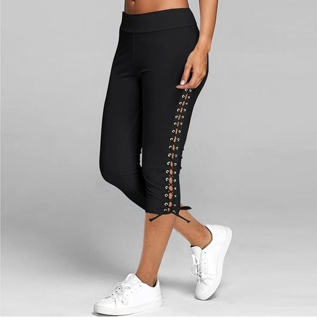 Women's Slim-fit Strap Breathable Sweatpants Base -Pants