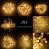 1PC 118.11/196.85 Battery Box Wreath LED Wedding Decoration Home Party Decoration Fairy String Light