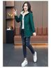 2025 Spring-Autumn Slimming Double-Sided Trench Coat: Waist-Cinching Petite Korean Style, Fashionable and Versatile Women's Outerwear.