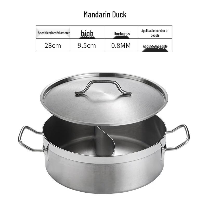 

Jundingying Stainless Steel Divided Hot Pot