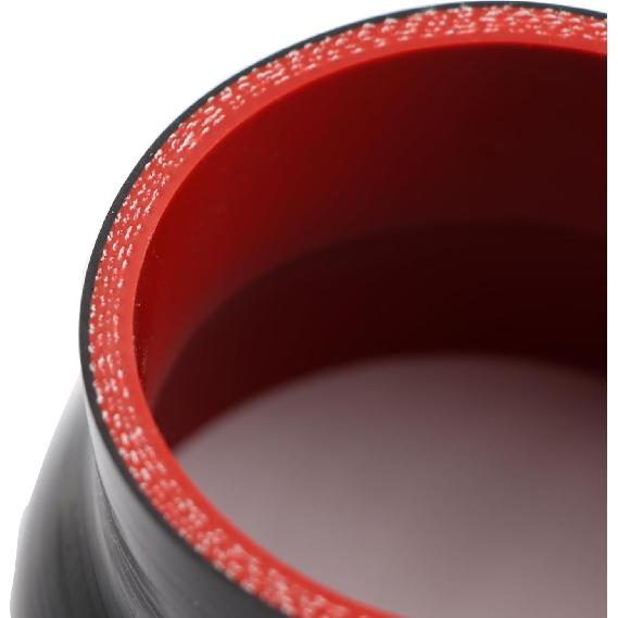 Silicone Straight Reducer Hose Coupler 3 To 4 Inch For Turbocharger/Intercooler/Exhaust Air Intake Duct Pipe Adapter 4-Ply Length 3 Inch With 2PCS