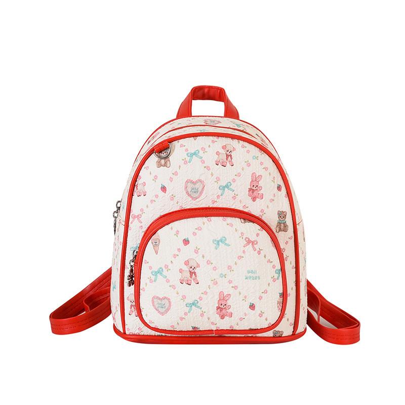 Oxford Cloth Childrens Winter Cute Dual Shoulder Backpack For School Kids