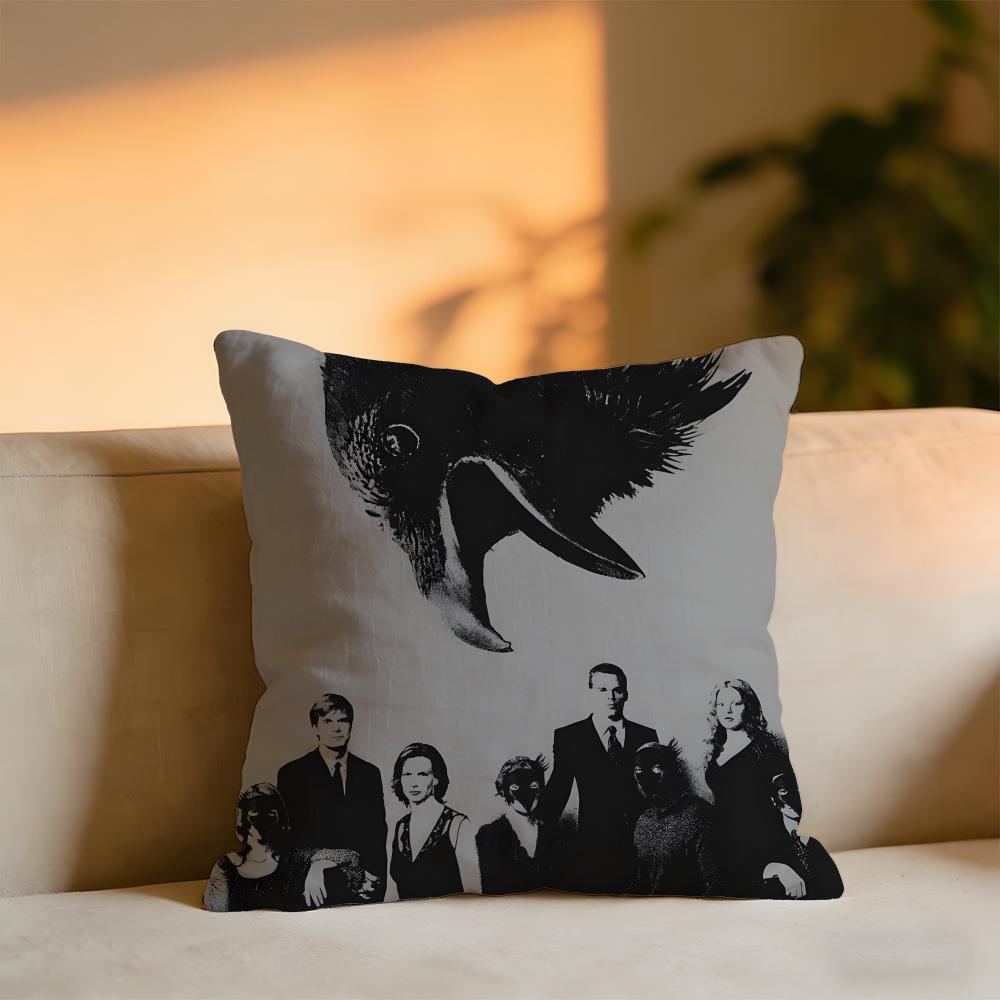 

Six Feet Under Cushion Cover Cozy Velvet Throw PillowSoft Warm Cushion For Sofa Bed 30X30cm