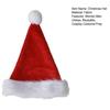 Christmas Santa Hat Kids Adult Santa Claus Plush Hat Women Men Unisex Red Velvet Fluffy Xmas Hat Holiday Party Costume Supplies