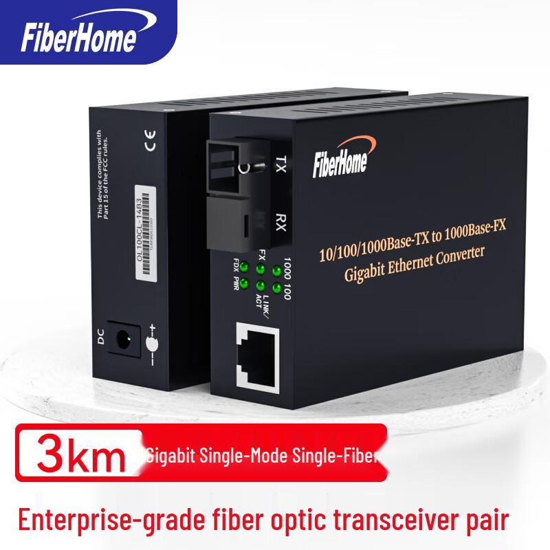 FiberHome Enterprise Fiber Optic Media Converters & Rack