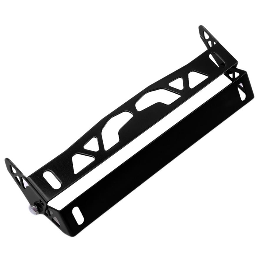 Universal Aluminum Adjustable Rotating Number Flat Car Frame License Plate Holder 1PC Solid Color High Quality Motorcycle Supplies