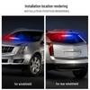 Car Suction Cup LED Strobe Light - Windshield Front/Rear Flash Warning Light