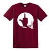 Middle Finger Shadow Puppet T-shirt Funny Rude Joke Novelty Rabbit Gift Top Tee