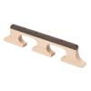 4 String Banjo Bridge Rosewood Decorative Robust Wooden 3 Leg Banjo Bridge Replacement for Music