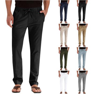 Ανδρικά παντελόνια μόδας Business Casual Loose Εφαρμογή ίσια παντελόνια