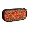 Cute Baroque Damask Floral Pencil Cases for Boys Girls Scrollwork Large Storage Pen Box Bag Stationery