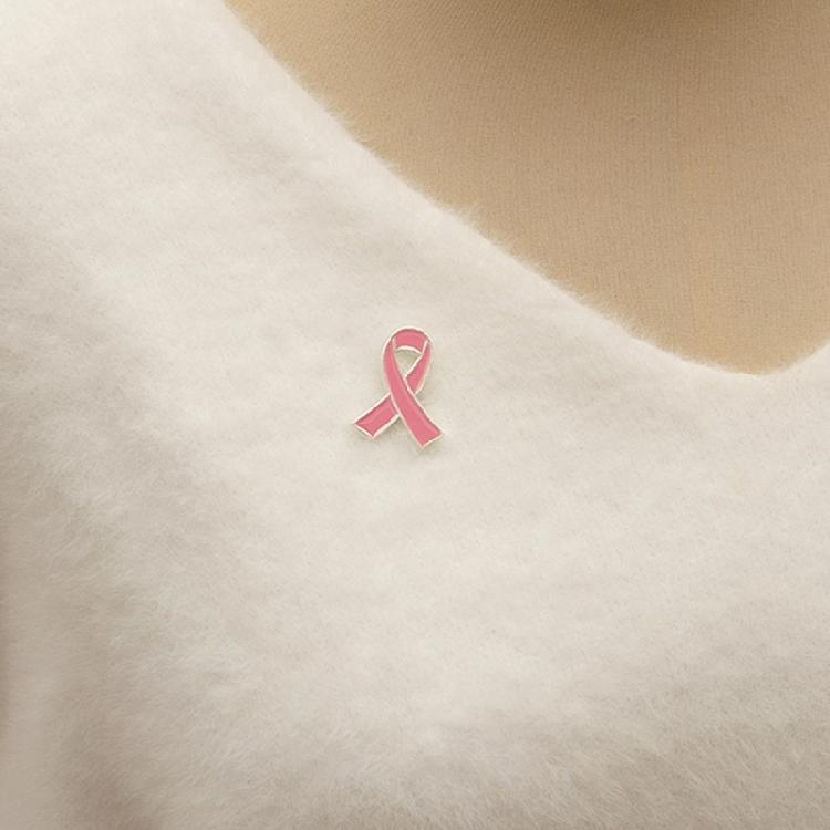 Alloy AIDS Fight Pink Ribbon Brooch Lapel Clothing Accessories for Decoration