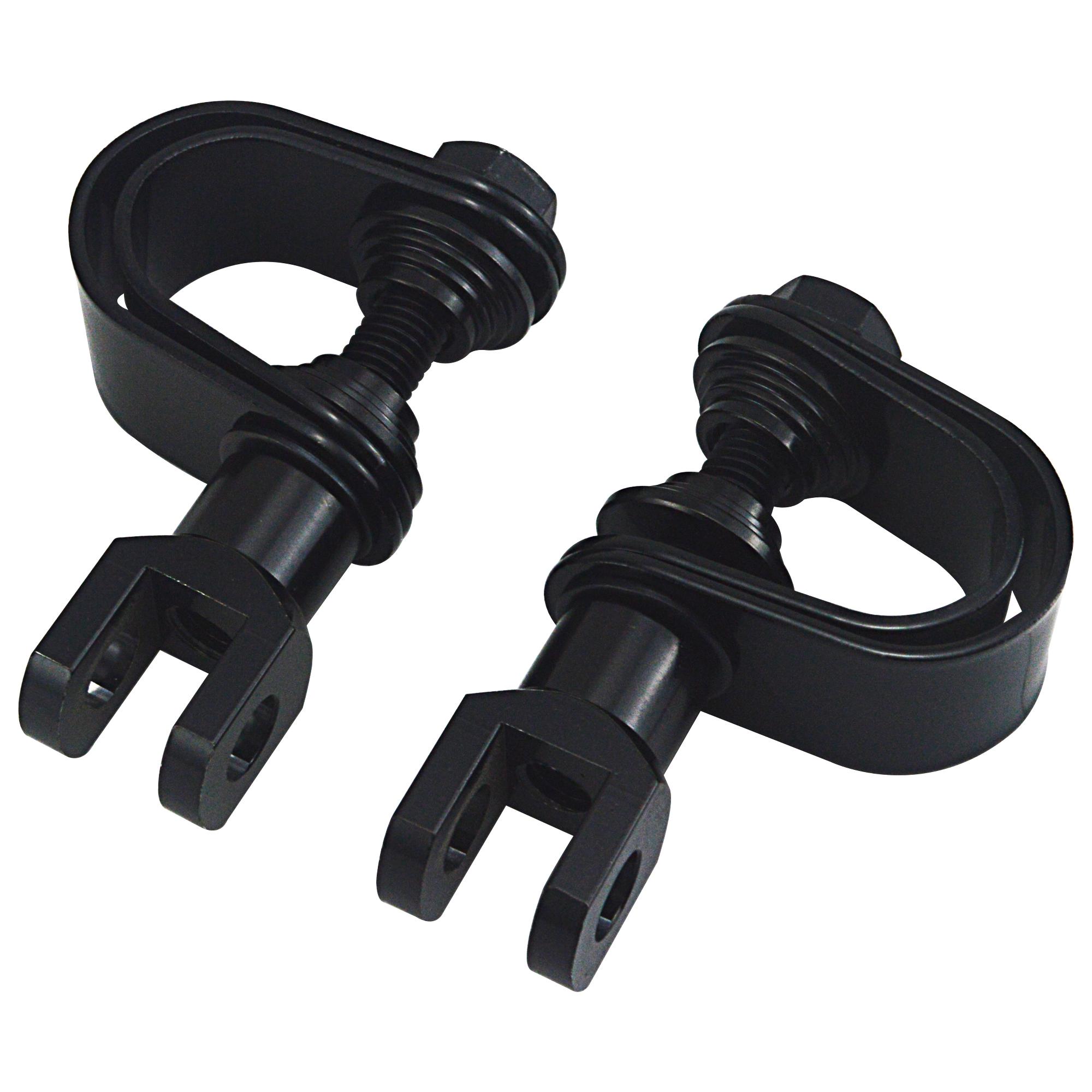 

Мотоциклетные подножки на заказ, 32 мм, зажимы с уплотнительными кольцами, крепление для подножек, шоссейные подножки для Harley Touring Dyna XL чёрный