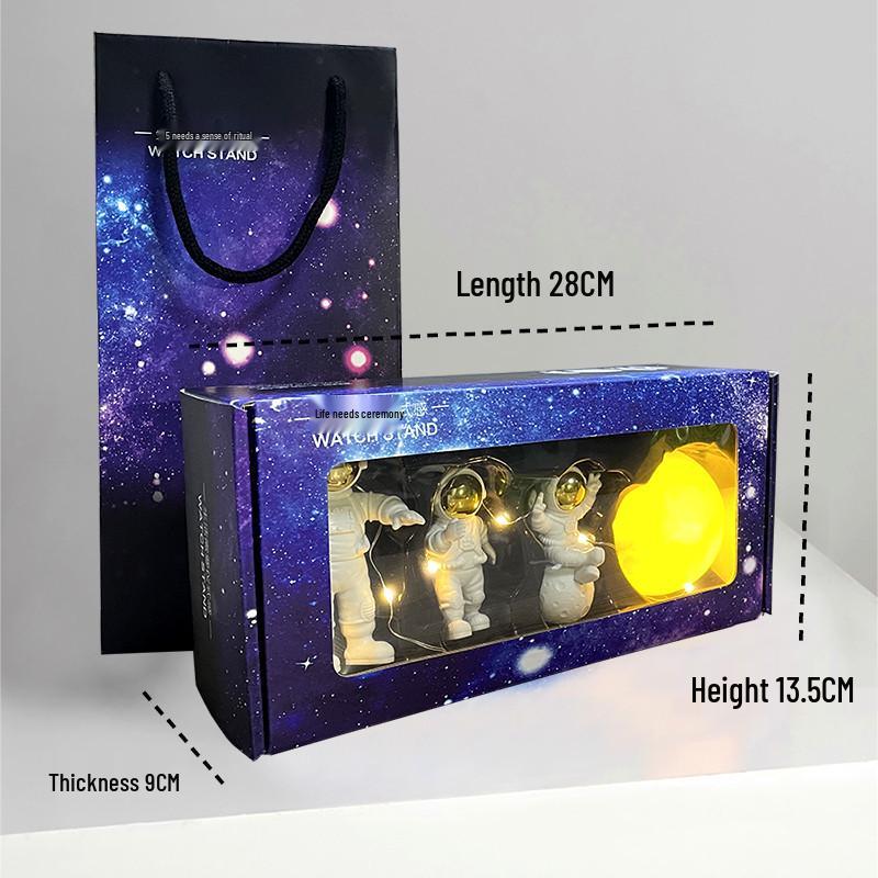 Astronauten-Figur-Ornament für Wohnzimmer oder Kinderzimmer - Weihnachtsgeschenk-Deko Weltraumfahrer