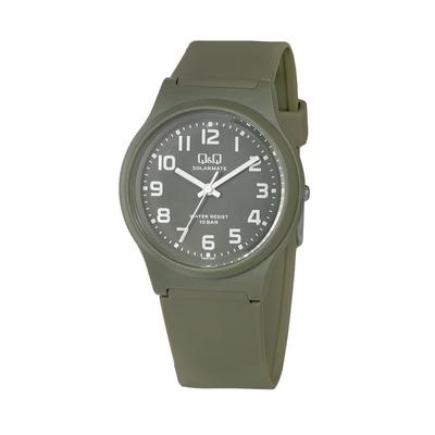 Zegarek Cue and Cue Khaki [Citizen Q&Q] E08A-503VK