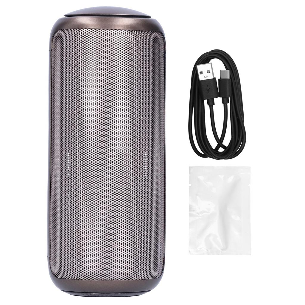 Air Purifier Portable 2Speed Negative Ion Air Cleaner StartStop with Car USB Powered(Gold )