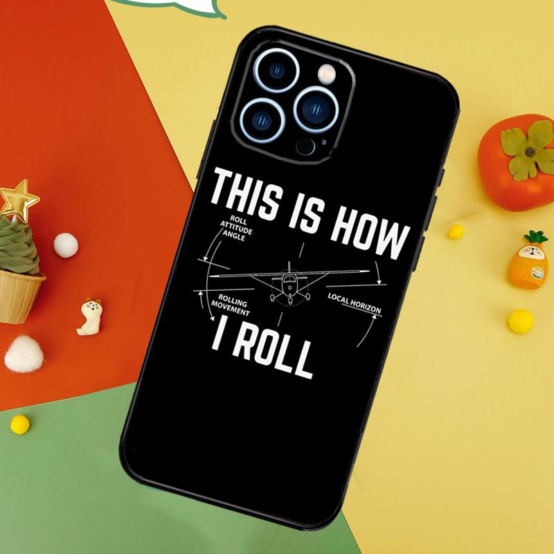 Airplane Pilot Case For iPhone 14 13 12 11 15 16 Pro Max Mini X XR XS Max 8 7 14 15 16 Plus Cover Funda