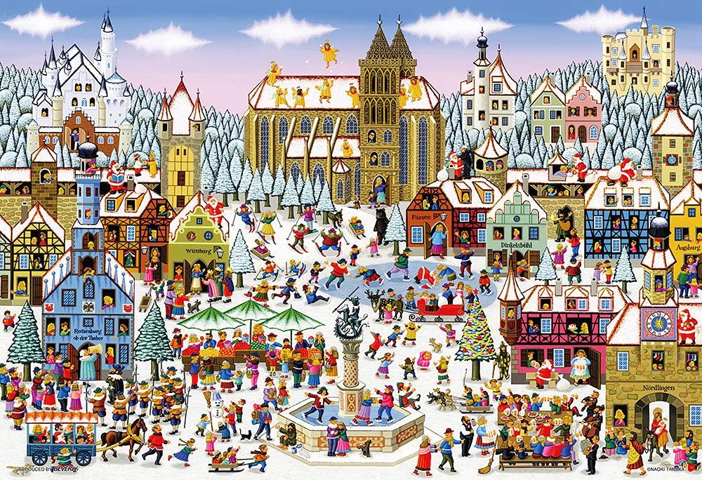 

in Beverly 1000 Micro Piece Jigsaw Puzzle Christmas Romantic Road x [Made Japan] (26 38cm) M81-628