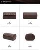 Retro Crazy Horse Leather Watch Box: Portable Travel Storage for Couples