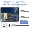 Plug Cable Data Charger OTG USB Male To Type C Female Adapter Converter