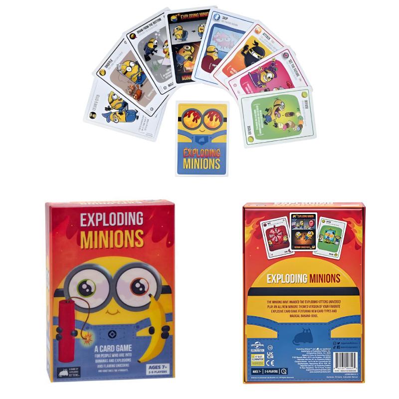 Exploding Minions Card Game With Interactive Fun For Family And Friends
