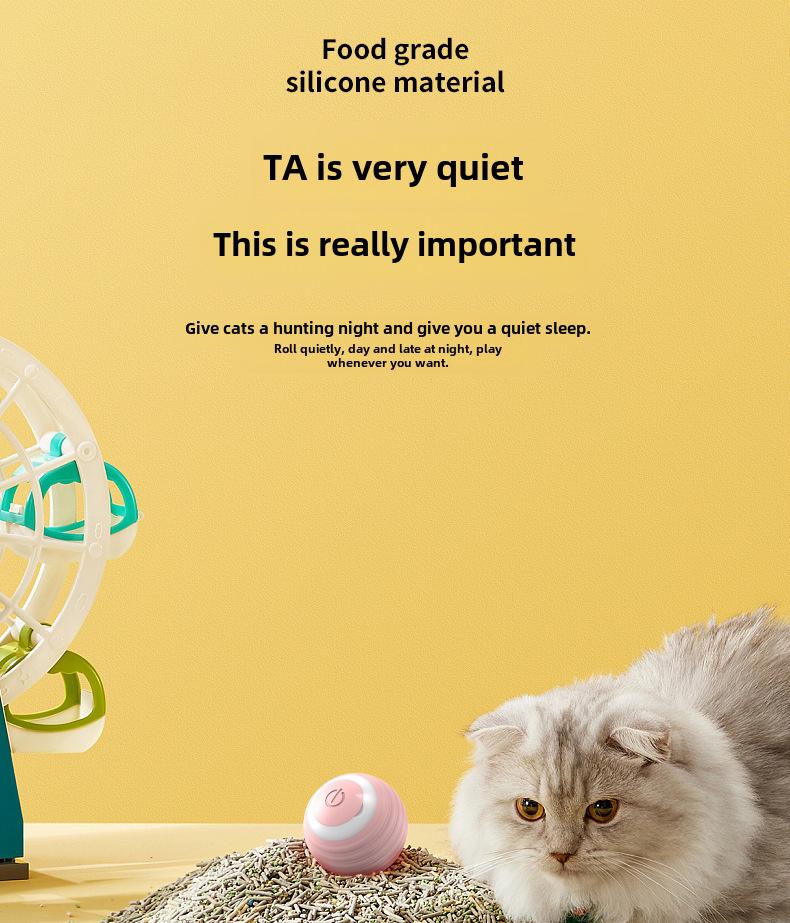 Intelligent Rolling Cat Toy: Gravity-Powered Ball To Relieve Boredom and Entertain Kittens