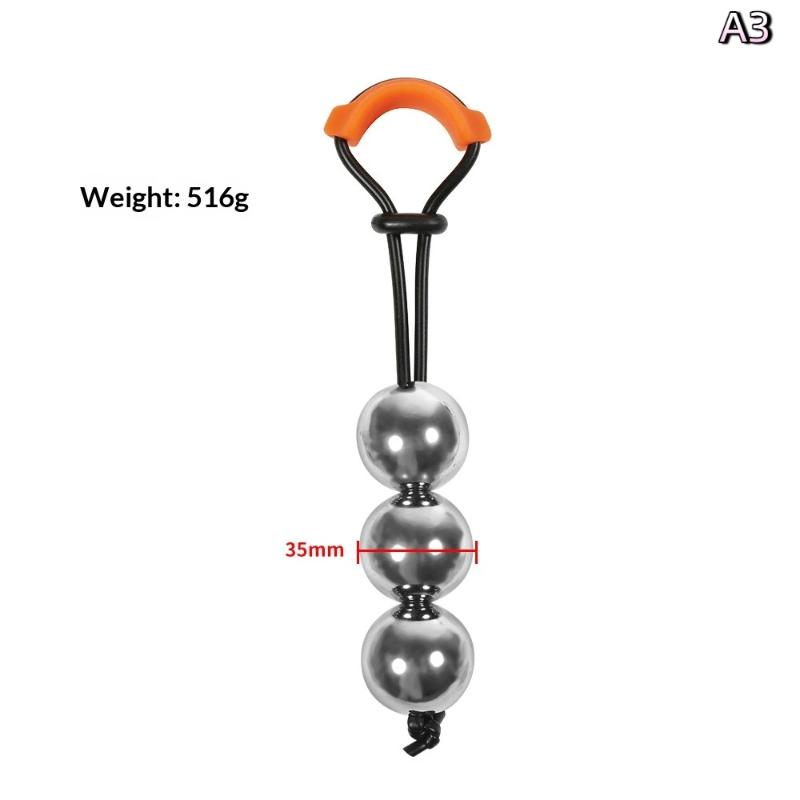 Male Weight-Bearing Penis Ring with Steel Ball Cock Ring Heavy Stretcher Penile Training Device Erection Extender Male Enhanceme