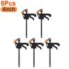 1-10Pcs 4 Inch F Type Woodworking Clamp Heavy Duty Woodworking Clip Ratchet Release Portable Practical Convenient DIY Hand Tool