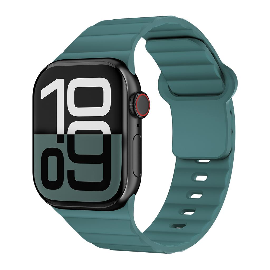 Sport Silicone Straps for Apple Watch Band 44mm 40mm 46mm 41mm 49mm 42mm 45mm Correas Bracelet iWatch Ultra 2 Series 10 9 8 7 SE