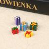 5PCS 1/12 Scale Miniature Dollhouse Christmas Gift Box Decoration Accessories