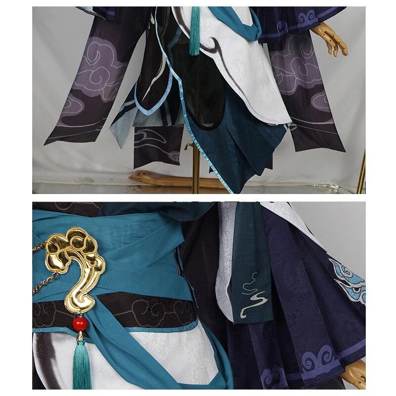 Game Impact 3 Cosplay Fu Hua Cosplay Costume Wig Dress Uniform Full Set FuHua Halloween Party Costume for Women Girls