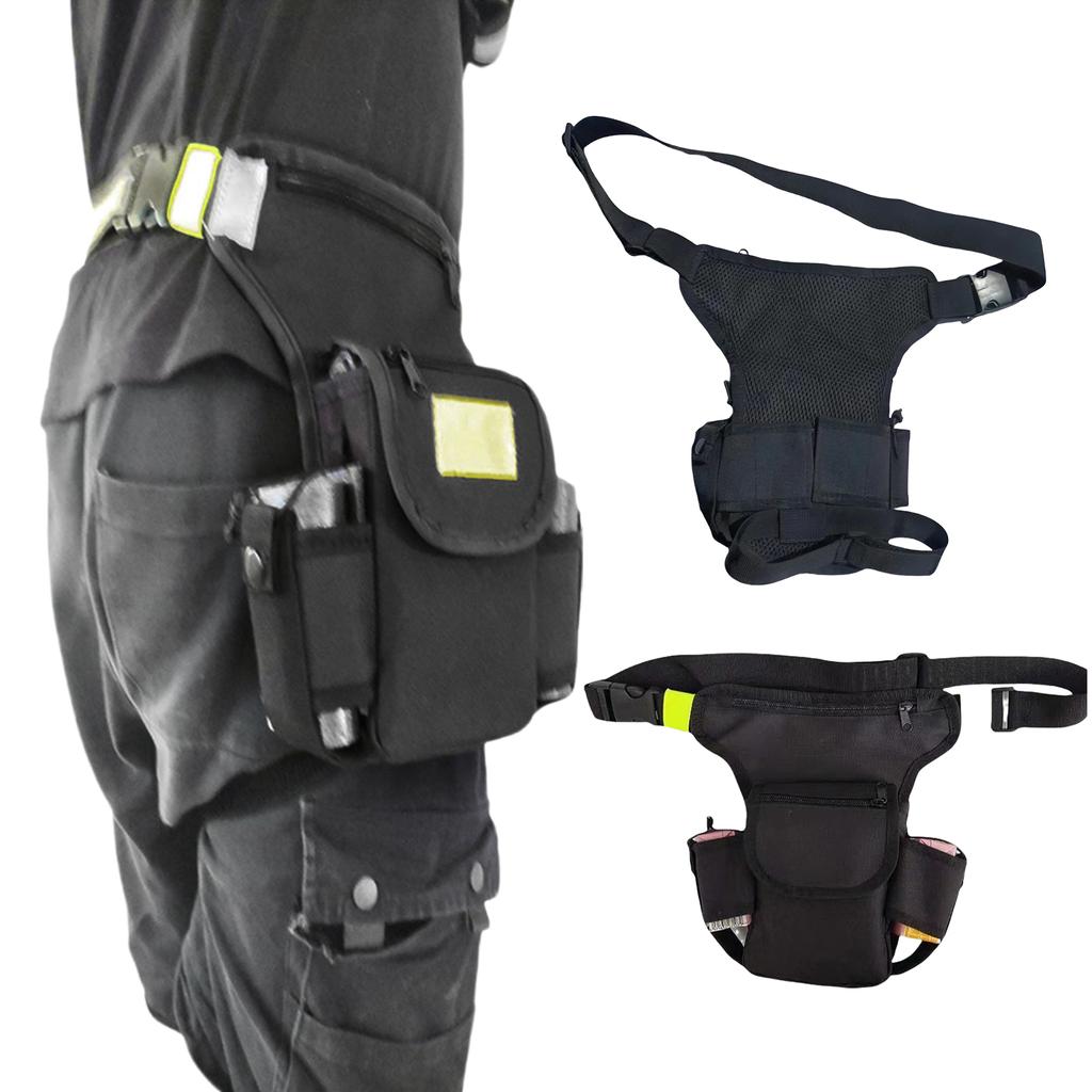 Tactically Drop Leg Bag Outdoor Hiking Waist Bag Adjustable Camping Thigh Pouch Oxford Cloth Two Way Radio Bag Enduring