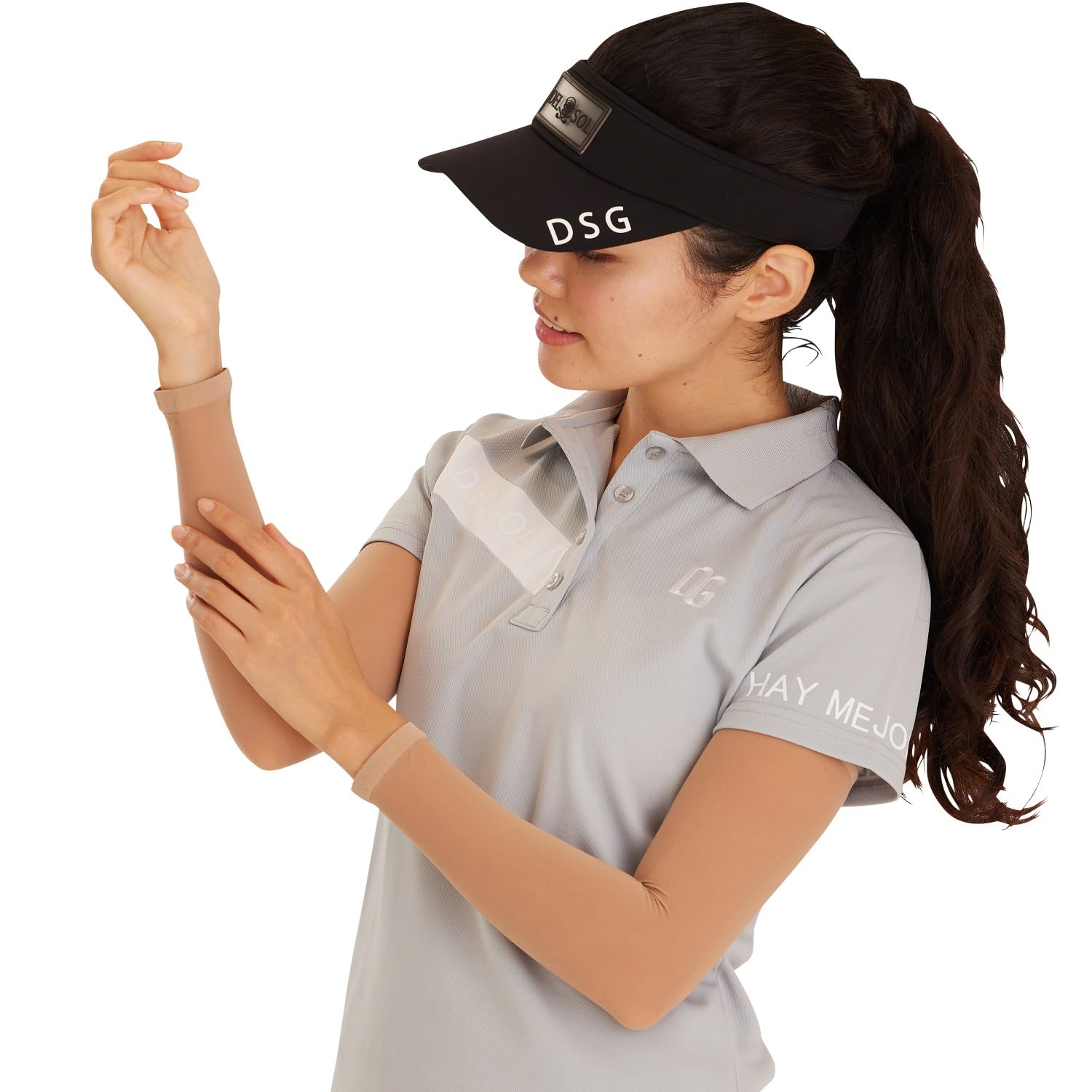 

Защита от УФ-лучей Нарукавники от УФ-лучей Натуральный бежевый [Delsol] Нарукавники, 2 шт., Тип чулок, Защита, Нарукавники, бежевый