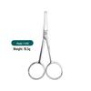 Stainless Steel Eyebrow Tweezers & Nose Hair Scissors Set with Bandage Gauze - Beauty & Makeup Tools