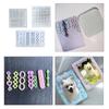 Flexible Silicone Resin Molds Silicone Jewelry Making Mold DIY Pendant Moulds for DIY Crafts and Phone Case Decorations