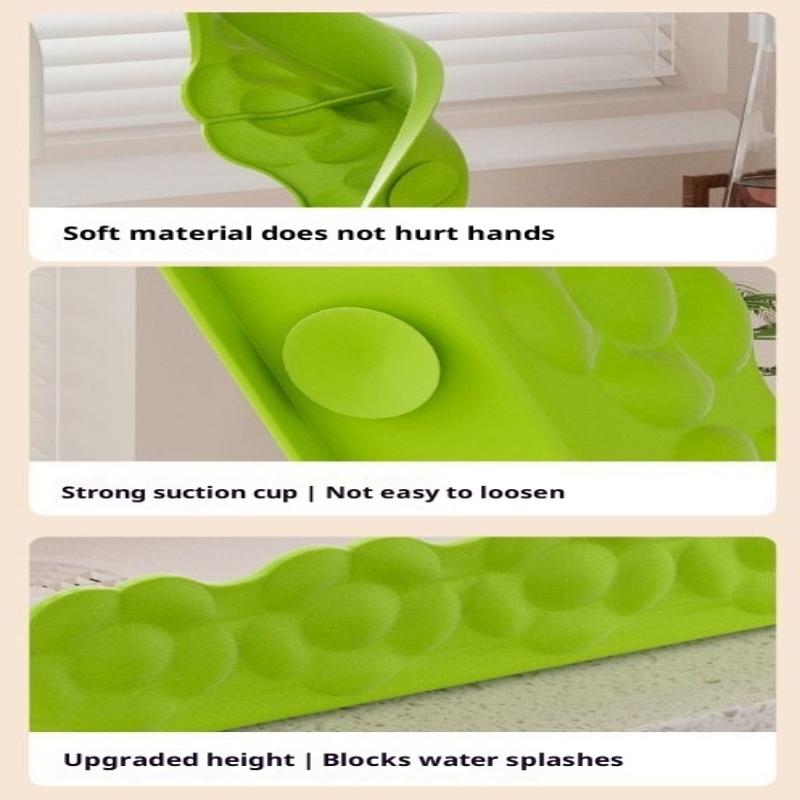 Silicone Sink Baffle Splash Guard Protect Clothes From Splashing Water Baffle Splash Protector For Washing Dishes Faucet Kitchen