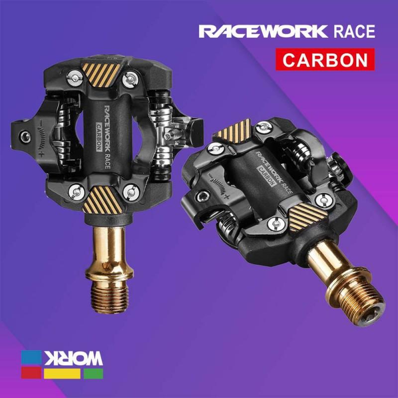 Ultra-Lightweight Nylon SPD Clipless Pedals With Bearings Road Bikes Black R8000 Aluminum