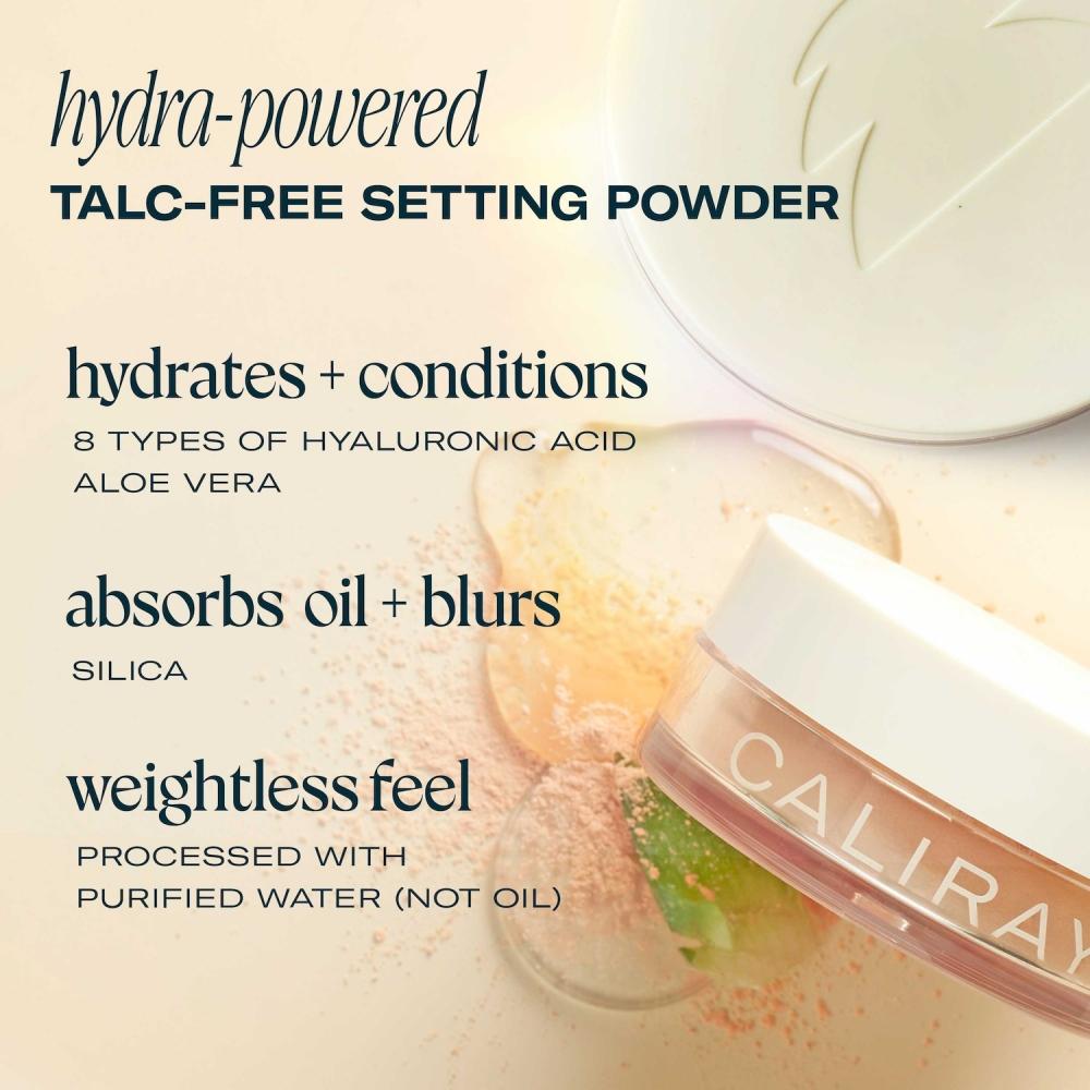 Caliray MaGic Hour 16 Hour BlurrinG Talc Free Loose SettinG Powder 0.28 Oz 8 G Dawn briGhtens And Blurs