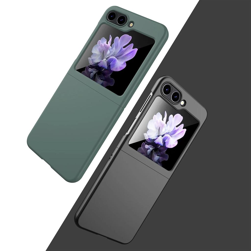 Slim Fashion PC Case for Samsung Galaxy Z Flip 5 5G Flip4 Flip5 Flip 3 2 4 Flip3 Flip2 Zflip5 Matte Feeling Protective Covers