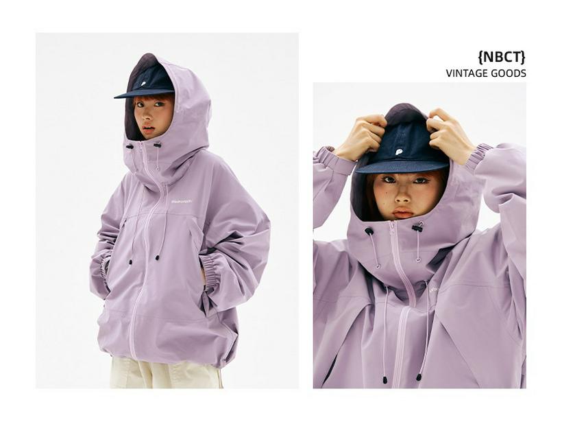 Men's American-Style Windproof & Waterproof Outdoor Jacket, Couple's Trendy Spring/Autumn Sportswear for Mountaineering