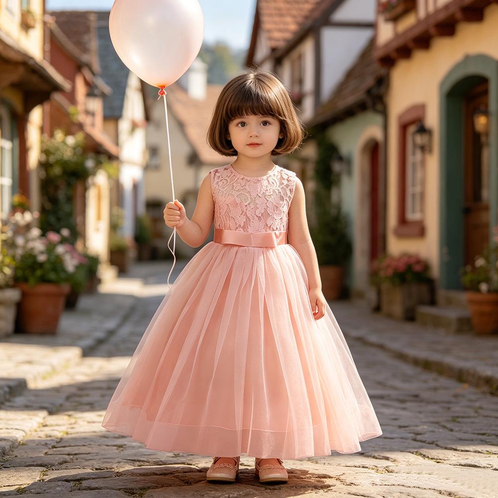 Mädchen Violine Klavier Auftrittskleid Prinzessin Fee Abendkleid für den Sommer