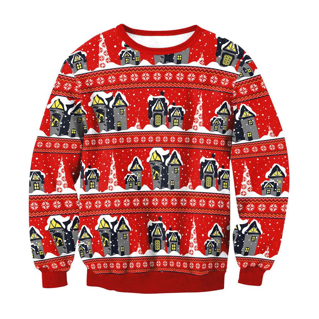 Classic Mens Christmas 3d Printed Hoodie With Polyester Fabric For Holiday Celebrations