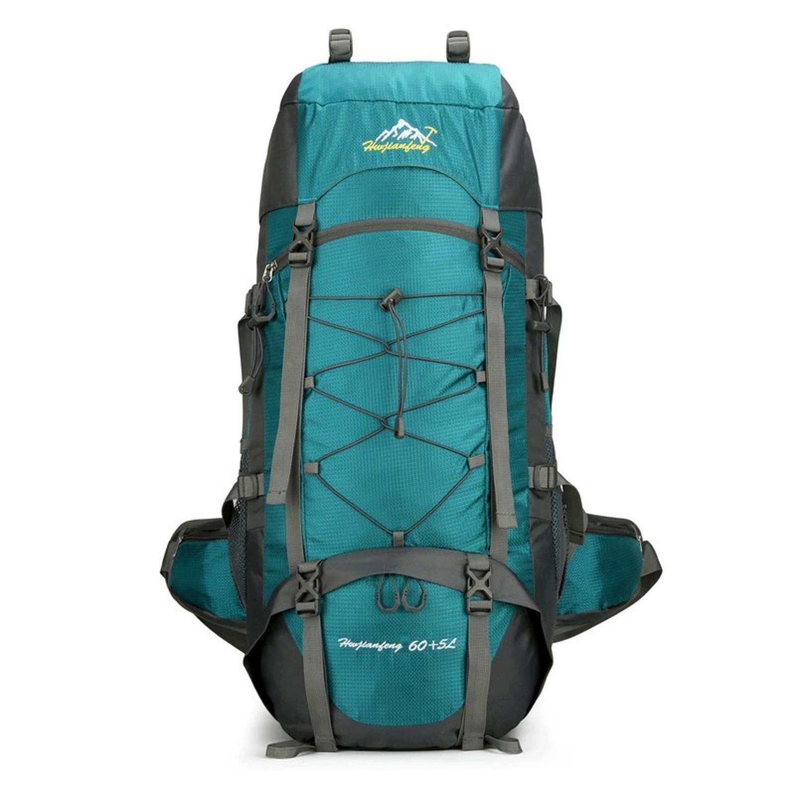 

New Outdoor Camping Weight-reducing Travel Mountaineering Bag Large Capacity Sports Bag Waterproof Hiking Backpack 56-75L One Size