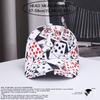 Summer Autumn Unisex Trend Print Poker Chain Letter Element Baseball Cap For Men Women Street Outdoor Hip Hop Snapback Hat