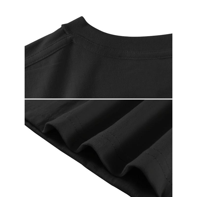 European Size Graphic Tee Male Fashion Relax Fit Cool Pattern GraphicMen's Vintage Gothic T-Shirt- Ultra-Soft Black