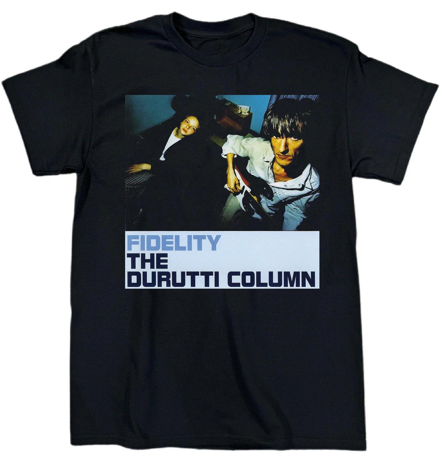 NEW Durutti Column Band Fidelity Album Heavy Cotton Black S-5XL T Shirt TR746 L